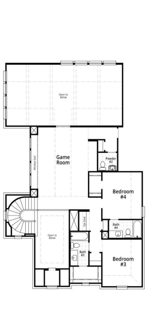 Highland Homes Plan Siena Second Floor in TGF