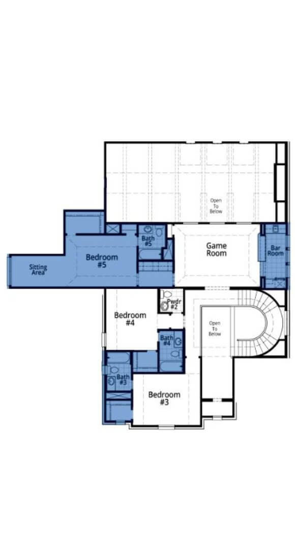 Highland Homes Lucca Plan in the TGF