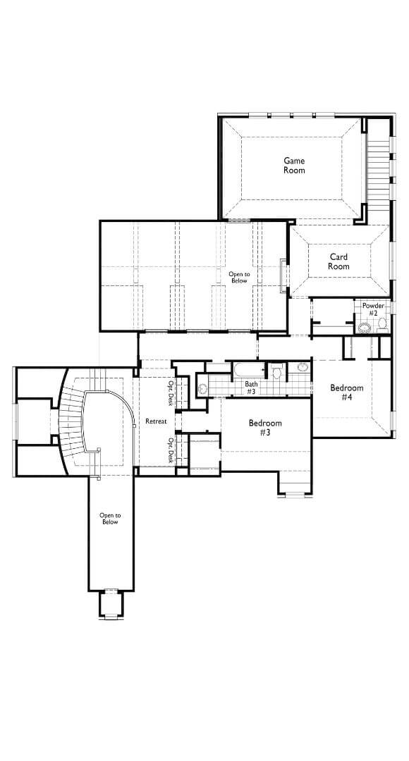 Highland Homes Plan 618 Floorplan 2 in TGF